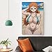 generic Sexy Anime Girl Nami in Bikini on Beach Paintingts Prints Poster Canvas Wall Art Room Decor P-1 12x18inch(30x45cm) Unframe-style