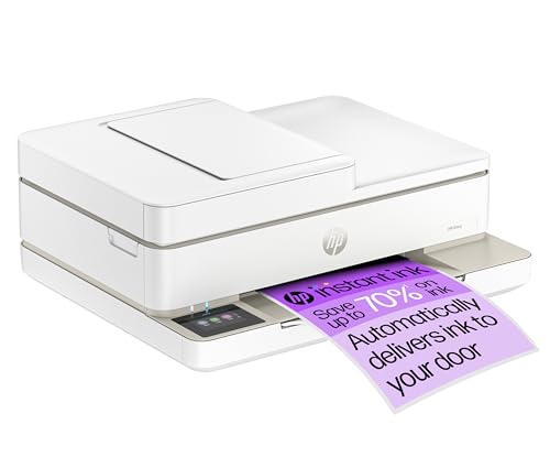 HP Envy 6520e All in One Printer | Perfect for Home | Colour | Wireless | Print, Scan & Copy | 3 months free Instant Ink | Automatic 2-sided Photo Printing | Beige - Image 3