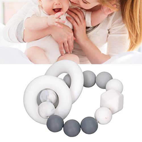 Contas de Anel de Dentição de Silicone, Colar de Dentição de bebê para Presente Em Casa