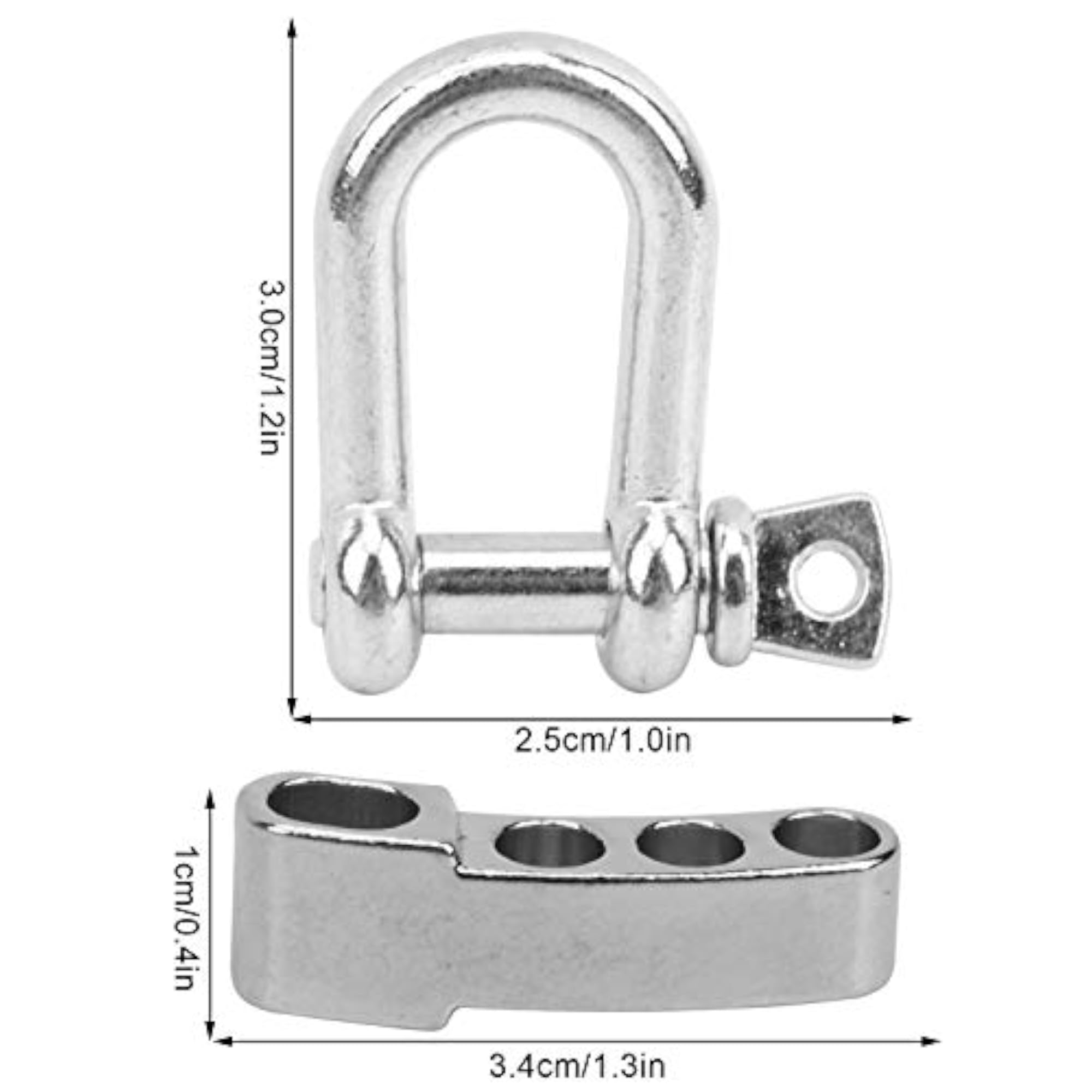 Bow Shackle, 5Set Winch Shackle for Outdoor Use