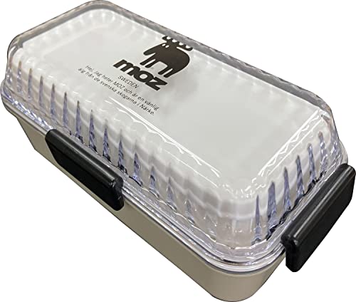 モズ スゥェーデン moz クリアランチボックス レクタングル トープ