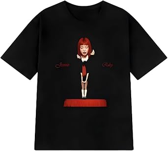 Jennie Ruby 2025 Album Fashion T Shirt Black S : Amazon.it
