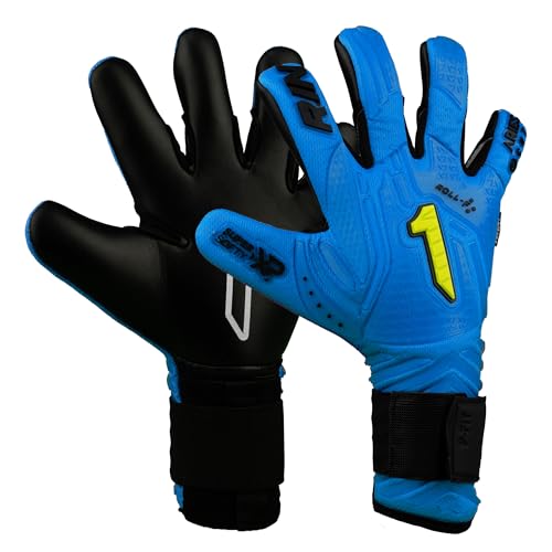 Guantes de portero Rinat Aries Nemesis Prime Adulto Azul Talla 7