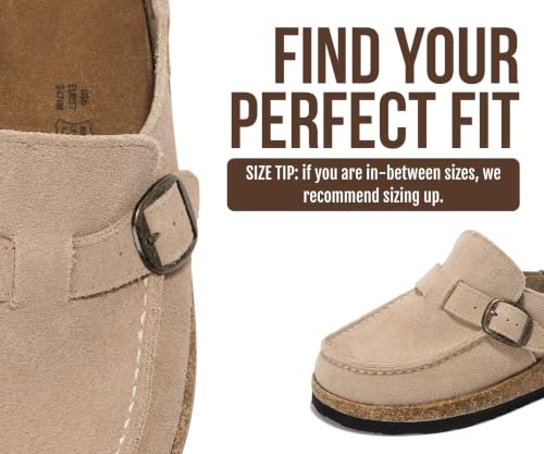 Image of Project Cloud 100% Genuine Leather Moccasin Style Clogs for Women - Memory Foam and Water Resistant Mules Slip On Non-Slip and Durable Clogs Casual Shoes for Women Footwear (Carline)