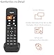 Gigaset C575HX - DECT-Mobilteil mit Ladeschale - Fritzbox-kompatibel - Schnurloses Telefon für Router und DECT-Basis - großes TFT Farbdisplay, schwarz [Deutsche Version] [Ohne Basis]