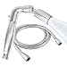 High Sierra WaterSense Certified 1.8 GPM High Efficiency Low Flow Handheld Showerhead, Polished Chrome with Trickle Valve and 60" All Metal Hose