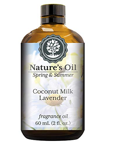 Nature'S Oil 111280077696 Coconut Milk Lavender Fragrance Oil (60Ml) For Diffusers, Soap Making, Candles, Lotion, Home Scents, Linen Spray, Bath Bombs cover