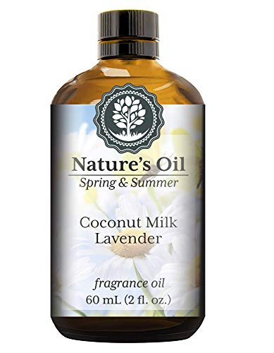 Coconut Milk Lavender Fragrance Oil (60ml) For Diffusers, Soap Making, Candles, Lotion, Home Scents, Linen Spray, Bath Bombs, Slime