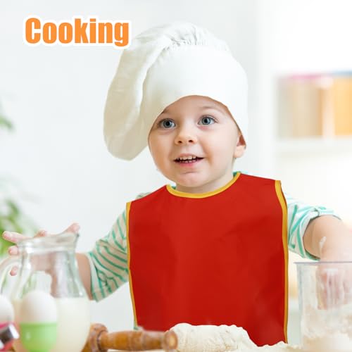 Guiqulai 4 Pcs Art Smock For Kids Waterproof Artist Painting Aprons Toddler Art Smock Sleeveless Children Painting Smock Kids Art Aprons With 3 Pocket For Age 3-8 Years,4 Colors thumb #6