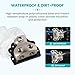 NuIth 2PCS 2-Way Power Distribution Block, 0/2/4 Gauge Input in 4/8 Gauge Out Auto Stereo Ground Distribution Blocks 2 Way for Car Audio Amplifier Splitter