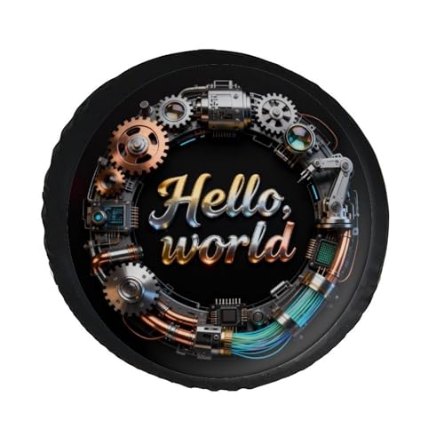 KLXZCVP Hello World IToCiHp^[U[XyA^CJo[BJeepSUV MPV RVgbNɑΉB(Metal,32 inch)