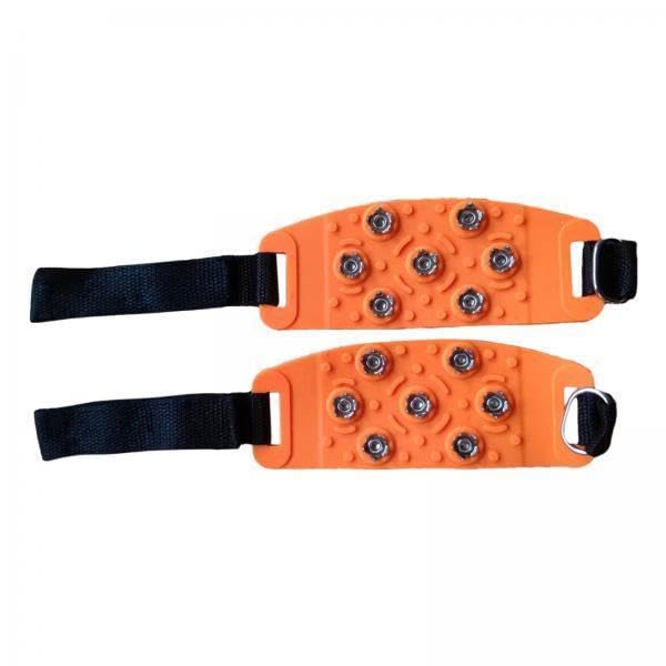 kowaku 4X Shoe Spikes Ice, Ice Snow Grips Ice Cleats Shoe Crampons Traction Cleats for Hiking, Walking Mountaineering