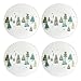 Lenox 893565 Balsam Lane 12-Piece Dinnerware Set, Green, Christmas, Holiday Hosting