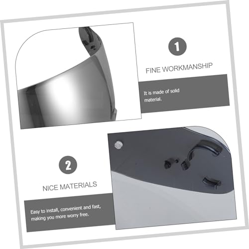 Visière de remplacement pour casque en polycarbonate teinté et flexible - 6