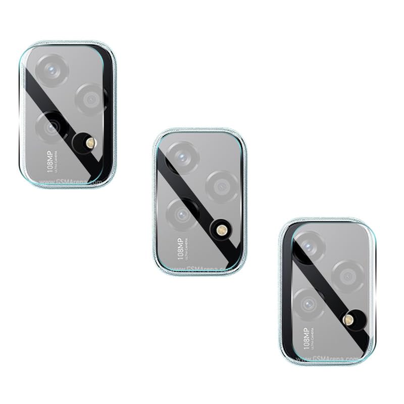 FCS | Pack of 3 | 9H Flexible Back Camera Lens Protector Screen Guard for Honor 200 Lite 5G (Not a Tempered Glass)