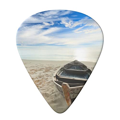 Boat On The Beach Lot de 6 médiators pour guitare acoustique, guitare électrique, basse, ukulélé – fins, moyens et épais… - Les Beatles, Paul McCartney, John Lennon, RIngo Starr, George Harrison Boat On The Beach Lot de 6 médiators pour guitare acoustique, guitare électrique, basse, ukulélé – fins, moyens et épais… – Image 4