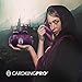 CardKingPro Immense Dice Bags with Pockets - Purple - Capacity 150+ Dice - Great Organizer for Dice Hoarders, Perfect for Dungeons and Dragons [Patented Design]