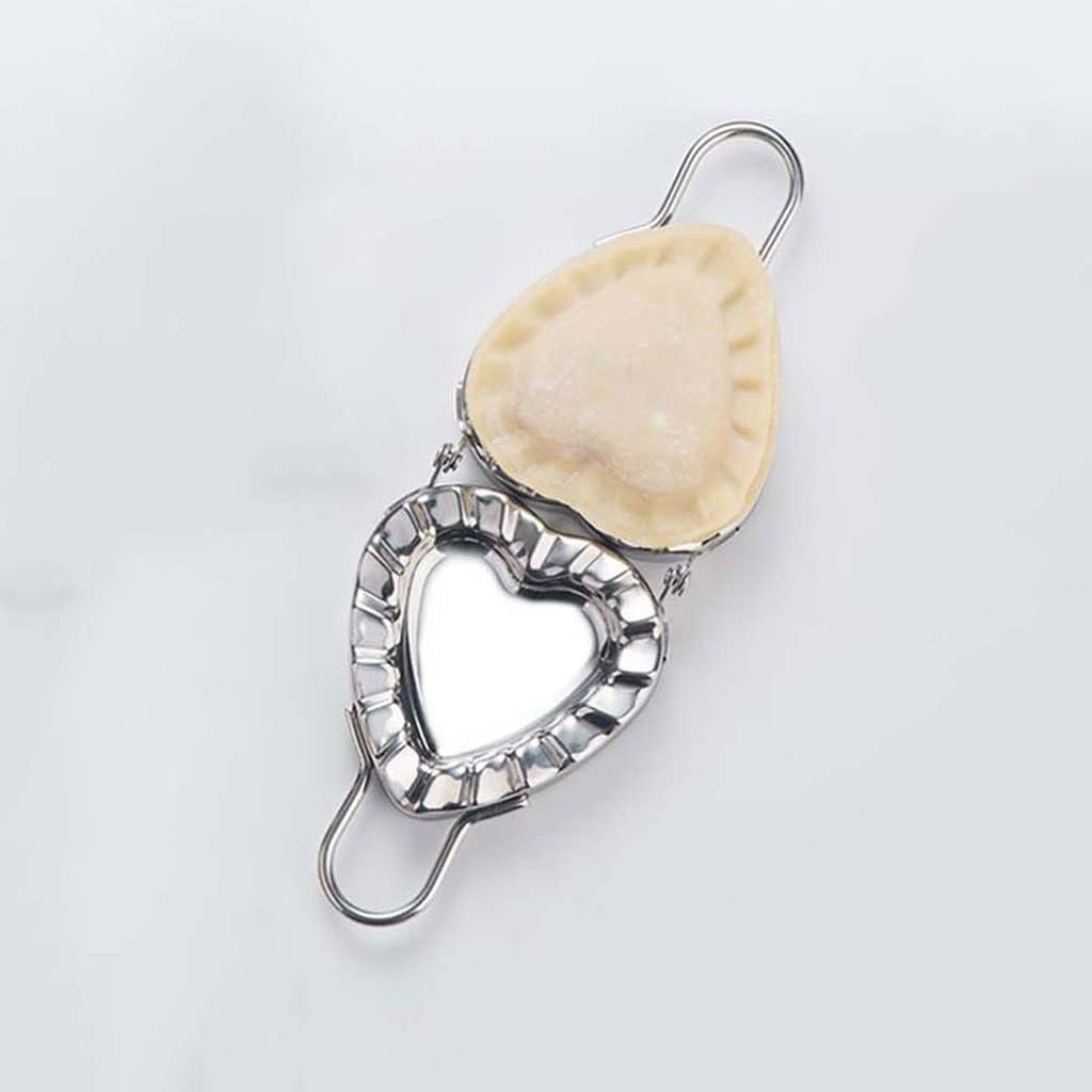 Stainless Steel Square Heart Shape Dumplings Lazy DIY Jiaozi Maker Device Multifunctional Mould Kitchen Tools Accessories