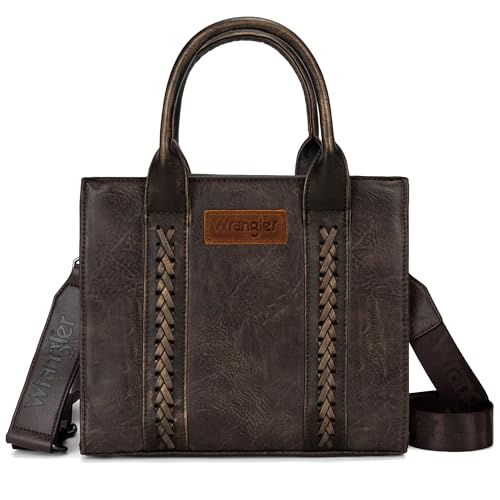 Image of Wrangler Tote Bag for Women Designer Satchel Handbags Top-handle Purses with Strap
