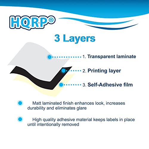 Pegatinas teclado laminadas HQRP negro/amarillo miniatura 4