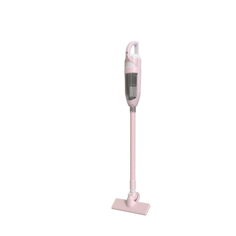 Mini aspirateur à main sans fil rose avec batterie rechargeable Li-ion