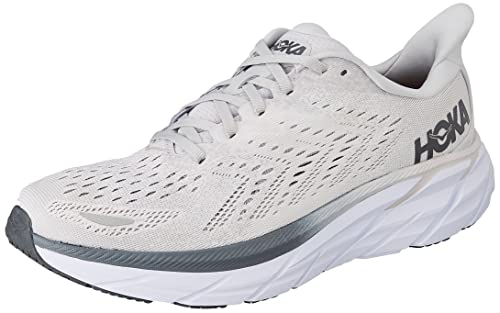 HOKA ONE ONE Clifton 8, Running Shoes Hombre, Lunar Rock/Nimbus Cloud, 44 2/3 EU