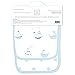 SwaddleDesigns Cotton Muslin Baby Burpies, Set of 2 Cotton Burp Cloths, Pastel Blue Nautical Ships Ahoy!