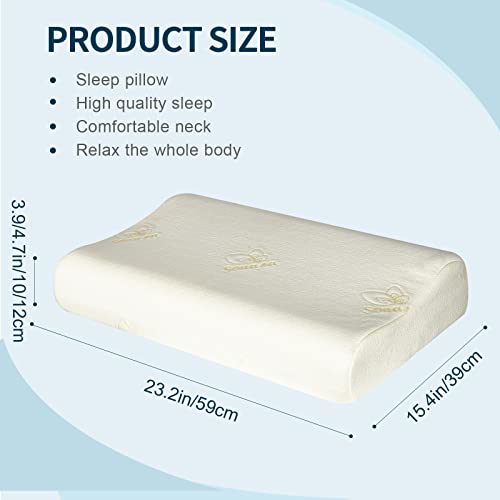 Sonaya Natural Thai Latex Pillow, High And Low Cervical Relief Pillow, Breathable Ergonomic Pillow For Side And Lying Down Position, Relieve Pressure On Neck And Shoulders, Improve Sleep Quality #TOP7