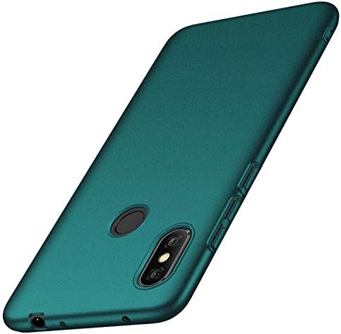 Xiaomi Redmi Note 6 Pro Case, Almiao [Ultra-Thin] Minimalist Slim Protective Phone Case Back Cover for Xiaomi Redmi Note 6/Redmi Note 6 Pro 6.26 Inch (Gravel Green)