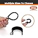 10 PCS 1-5/8 Inch 304 Stainless Steel Cable Clamps with Rubber Coated Cushion – Insulated Wire Clamps for Automotive, Pipe, Tube, Hose, Lines & Cord Installation (DN 42mm)