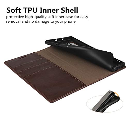 Note 10 Plus étui marron compagnon idéal de vos sessions de dessin - 6
