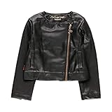 boboli - Chaqueta de piel sintética para niña Negro 152 cm/12 años