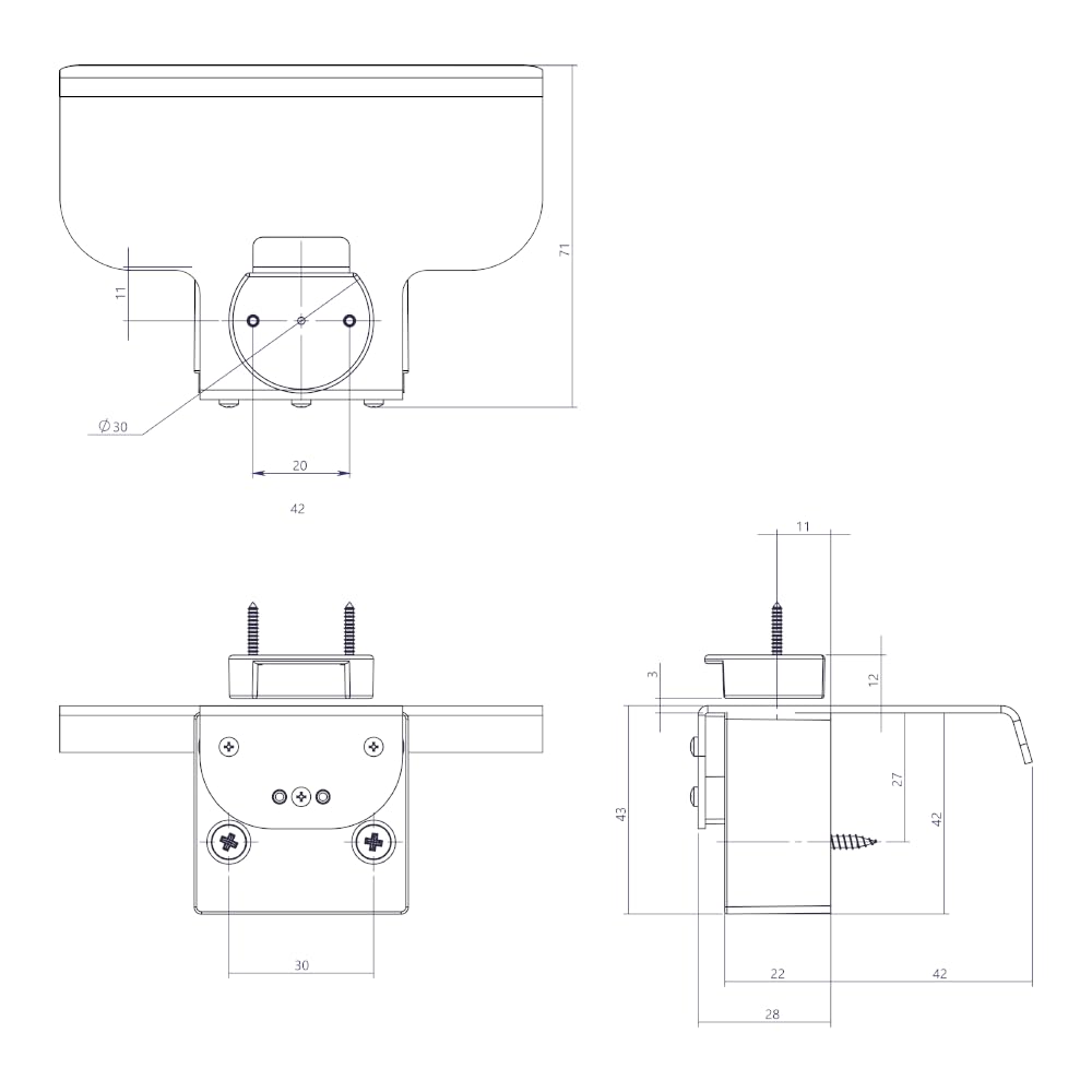 RV-Labs® Schwerlastfallen aus Metall für Edelstahl Pull-Lock Möbelver