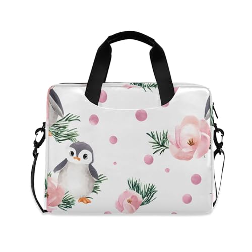 Funda para portátil ALAZA con diseño acuarela pingüino 13-15.6 pulg. miniatura 1