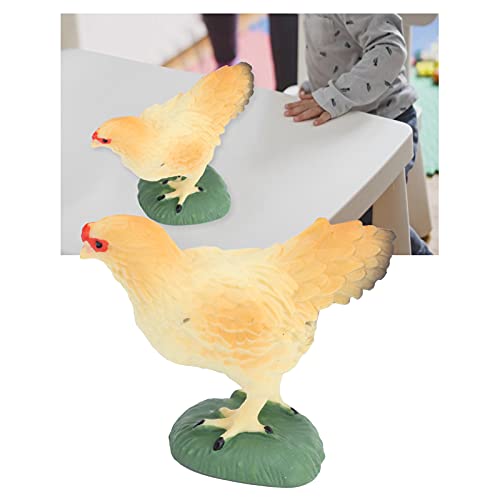 yaogohua Kinder Spielzeug Dekoration Simulation Bauernhof Geflügel Tiermodell Henne Figur Spielzeug – Bild 3