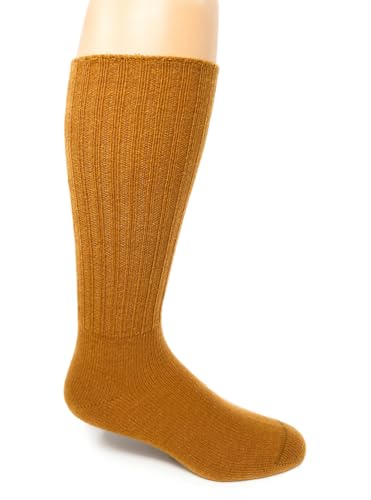 Image of WARRIOR ALPACA SOCKS - Ribbed Casual Everyday Alpaca Wool Crew Socks For Men And Women