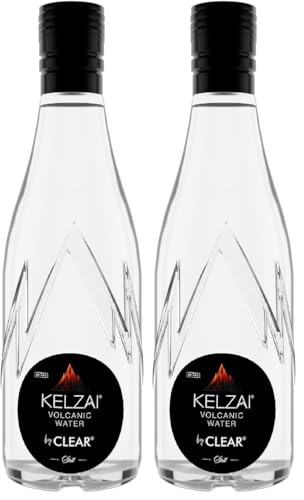 Image of Kelzai Natural Rejuvenator Volcanic Mineral Rich Still Water 750ml - Pack of 2 | Perfect for Party Essentials, Unflavored, Office Use, and Everyday Hydration (Glass Bottle)