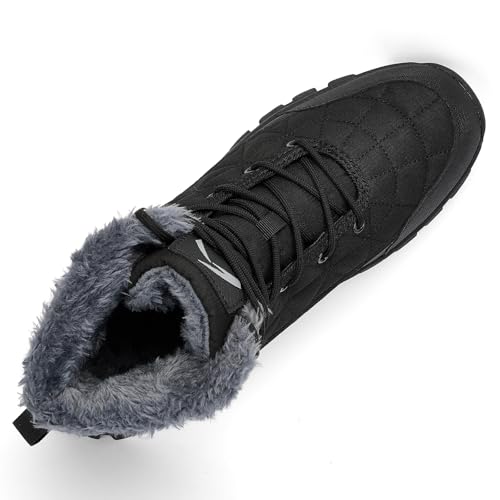 Image of UPSOLO Men's Winter Warm Snow Work Boots