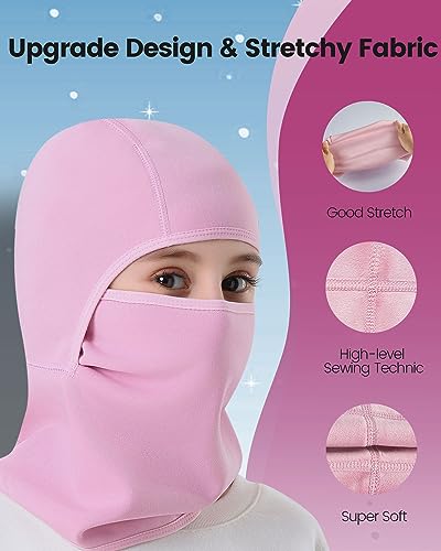 image for Aegend Balaclava Face Mask for Kids Age 5-12, Windproof Ski Face Neck 