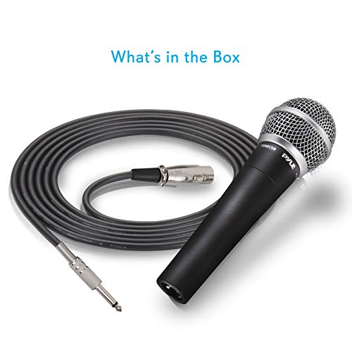 Pyle-Pro Includes 15Ft Xlr Cable To 1/4'' Audio Connection, Connector, Black, 10.10In. X 5.00In. X 3.30In. (Pdmic58) #TOP6