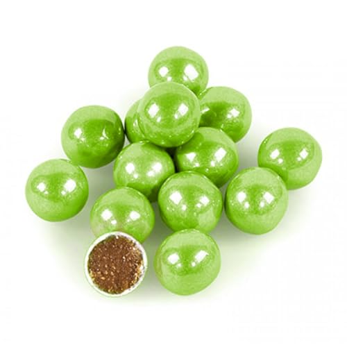 NY SPICE SHOP Sixlets Candy - Lime Green Shimmer Sixlets Candy - Sixlets Day Candy - Congratulations Candy - Holiday Candy - Vintage Candy - Bulk Candy for Party Favors - 1 Pound