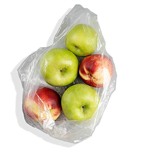 Aluf Plastics 3 Quarts 0.6 MIL Clear Poly Food Bags - 6