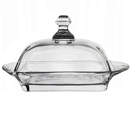 SOLAVIA - Mantequilla de cocina transparente de cristal de calidad Cover