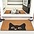 UINI Door Mat Outdoor Indoor Welcome Mats, Cute Cat Front Doormat, Non Slip Durable Entrance Rugs for Front Door, Inside Outside Entry, Porch, Resist Dirt, 17" x 30", Easy to Clean
