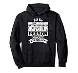 Rechtsbeistand lustiger Spruch Pullover Hoodie
