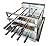 Brazilian BBQ Charcoal Grill with Firebox - 7 Skewers - Oca-Brazil