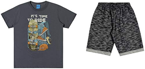 Conjunto M. Malha Pent e Devore, WRK, Meninos, Iron, 4