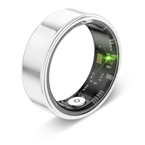 Smart Ring Health Tracker for Men Women-IP68 Waterproof Fitness Ring with Sleep Tracker/Heart Rate/Blood Oxygen/Steps/Distance/Calories