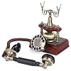 CORTE Telefoon vaste telefoons Huis telefoons antieke telefoon roterende wijzerplaat Europees Vintage Corded Telefoon…