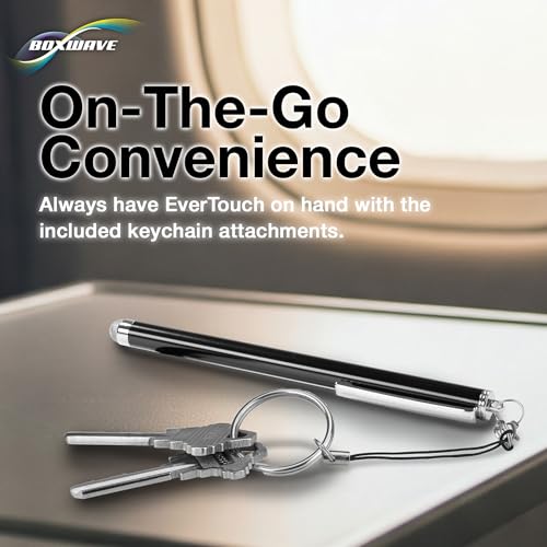 Image of BoxWave Nintendo Switch Stylus Pen, [EverTouch Capacitive Stylus] Fiber Tip Capacitive Stylus Pen for Nintendo Switch - Jet Black